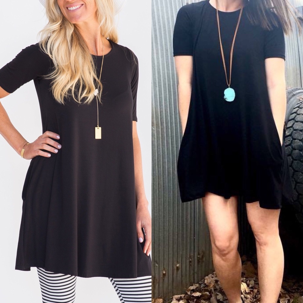 Agnes & Dora Black tunic